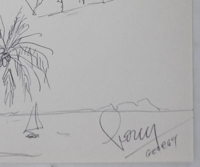 Autographe original de Guy GEORGY (photo de détail 2) - Crédit photo : Galerie Art.Paris