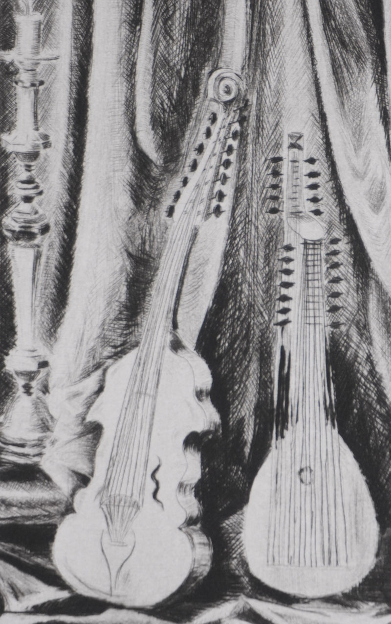 Camille COMBE : Résonnances, Gravure originale signée