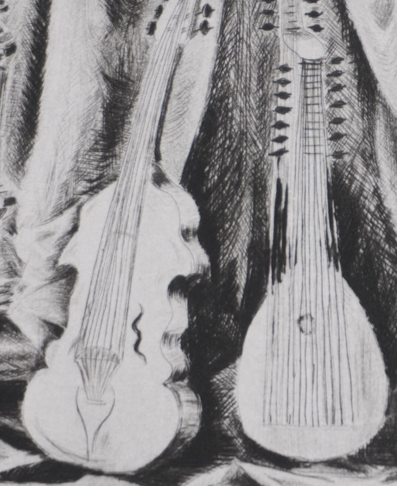 Camille COMBE : Résonnances, Gravure originale signée