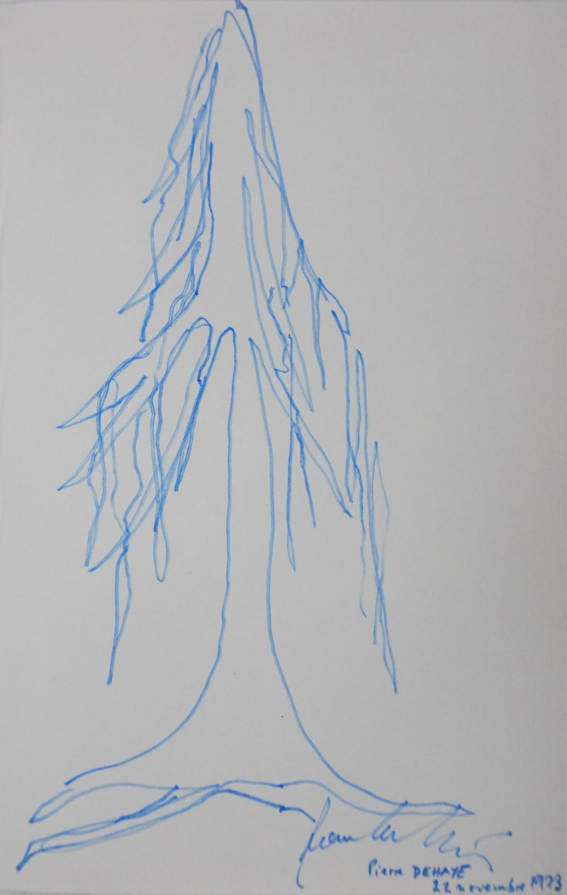 Autographe original de Pierre DEHAYE (vue générale) - Crédit photo : Galerie Art.Paris