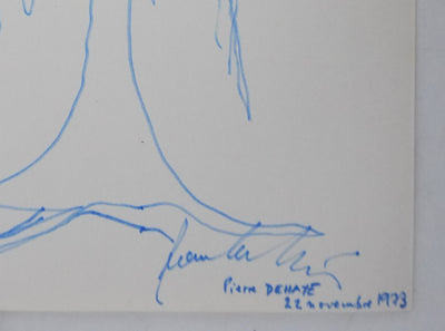 Autographe original de Pierre DEHAYE (photo de détail 2) - Crédit photo : Galerie Art.Paris