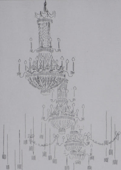 Camille COMBE : Lumières d'un concert d'été, Gravure originale signée