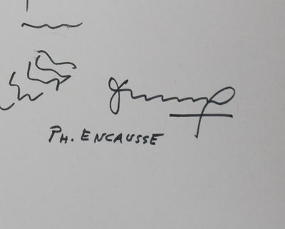 Autographe original de Philippe ENCAUSSE (photo de détail 2) - Crédit photo : Galerie Art.Paris