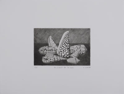 Camille COMBE : Le chant de la mer, Gravure originale signée