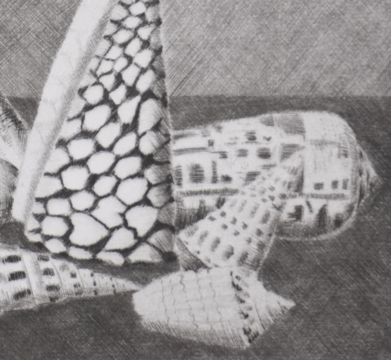 Camille COMBE : Le chant de la mer, Gravure originale signée