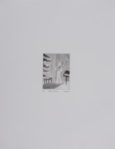 Camille COMBE : Prédilection, Gravure originale signée