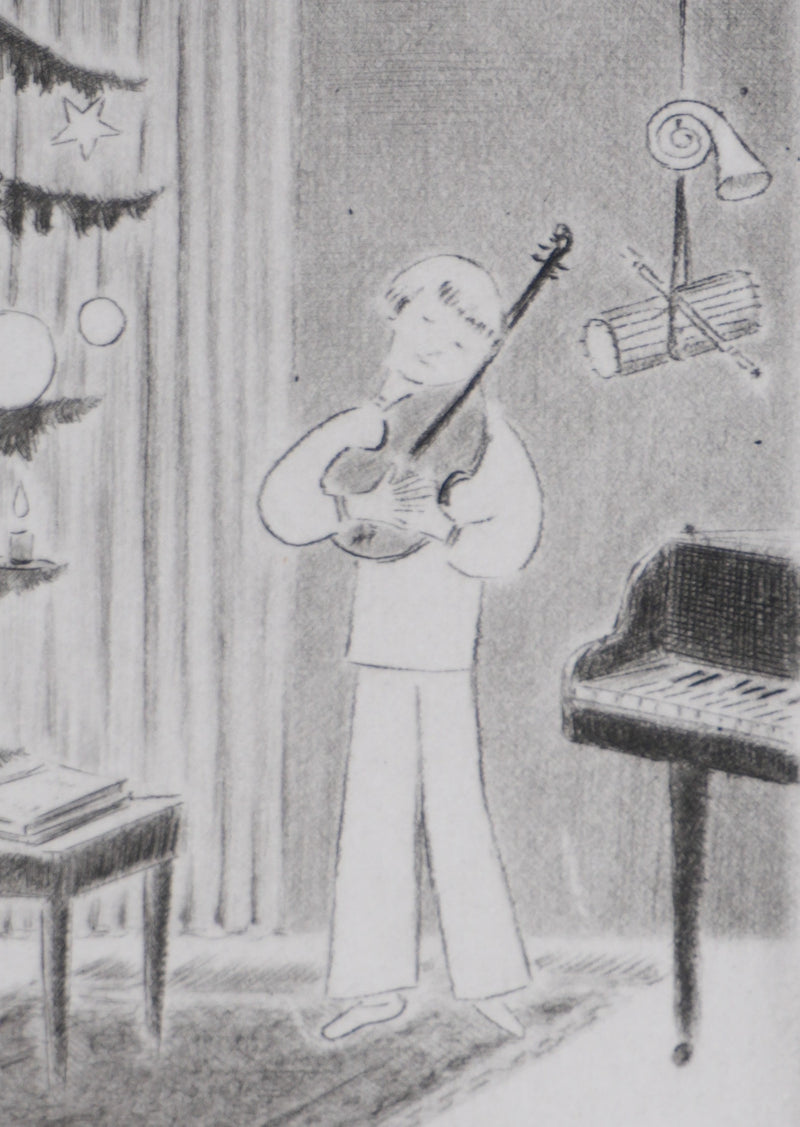 Camille COMBE : Prédilection, Gravure originale signée