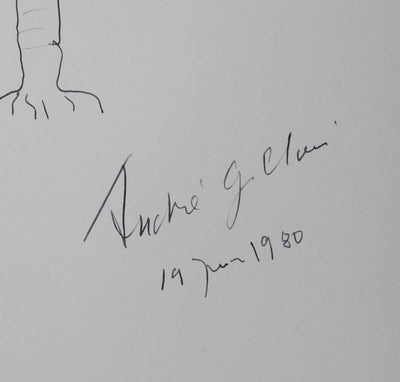 Autographe original de André GILLOIS (photo de détail 2) - Crédit photo : Galerie Art.Paris