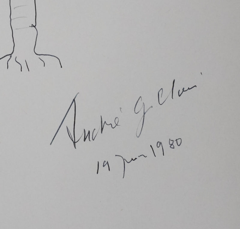 Autographe original de André GILLOIS (photo de détail 2) - Crédit photo : Galerie Art.Paris