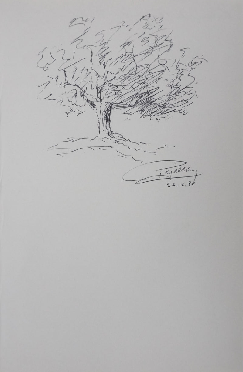 Autographe original de Pierre KJELLBERG (photo de détail 2) - Crédit photo : Galerie Art.Paris