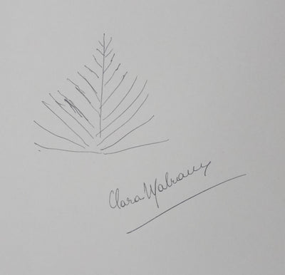 Autographe original de Clara MALRAUX (vue générale) - Crédit photo : Galerie Art.Paris