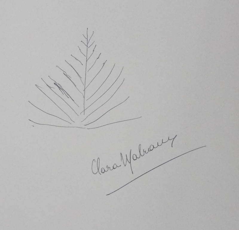 Autographe original de Clara MALRAUX (vue générale) - Crédit photo : Galerie Art.Paris