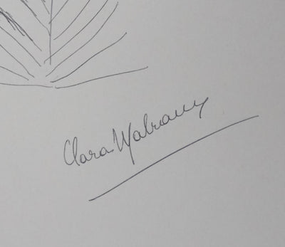 Autographe original de Clara MALRAUX (photo de détail 3) - Crédit photo : Galerie Art.Paris
