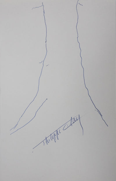 Autographe original de Philippe CLAY (vue générale) - Crédit photo : Galerie Art.Paris