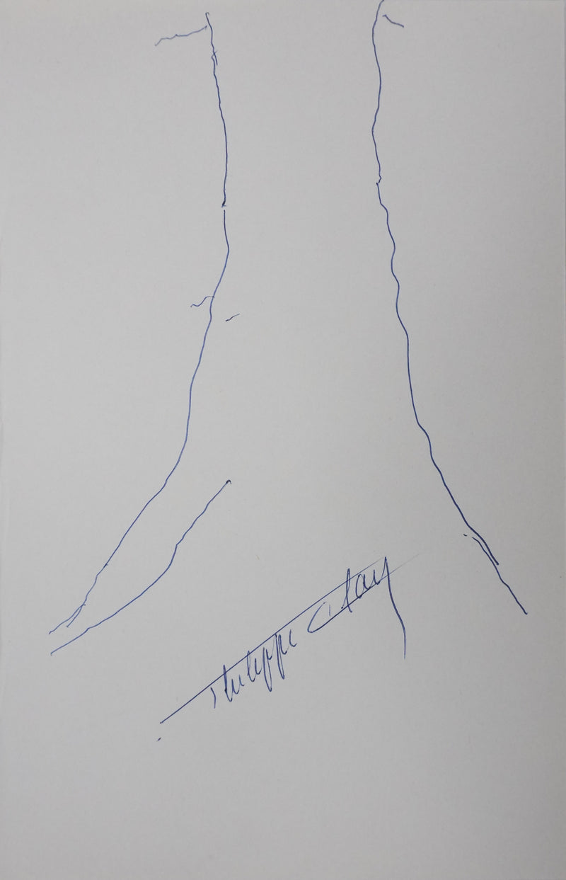 Autographe original de Philippe CLAY (vue générale) - Crédit photo : Galerie Art.Paris