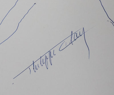 Autographe original de Philippe CLAY (photo de détail 2) - Crédit photo : Galerie Art.Paris