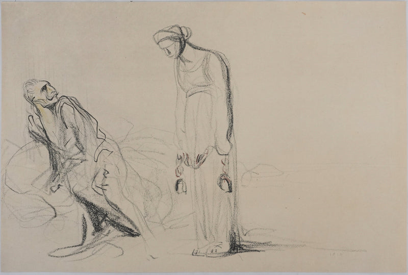 Jean-Louis FORAIN : Les victimes de guerre, Fac-simile