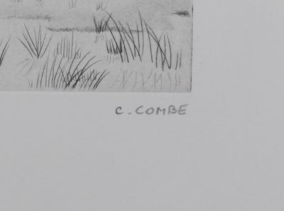 Camille COMBE : L'appel des îles, Gravure originale signée