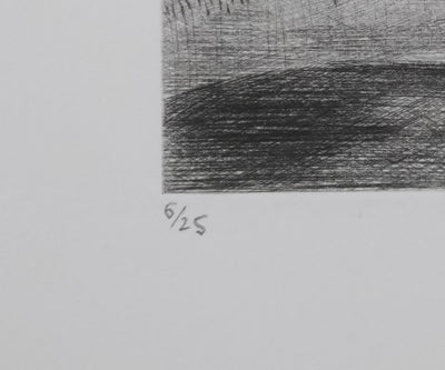 Camille COMBE : Immensité, Gravure originale signée