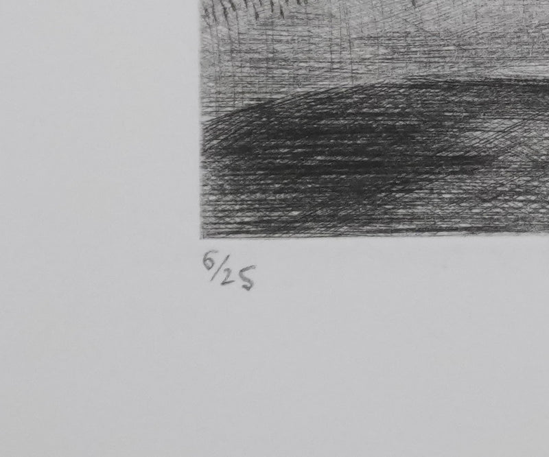Camille COMBE : Immensité, Gravure originale signée