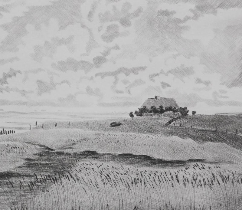 Camille COMBE : Immensité, Gravure originale signée