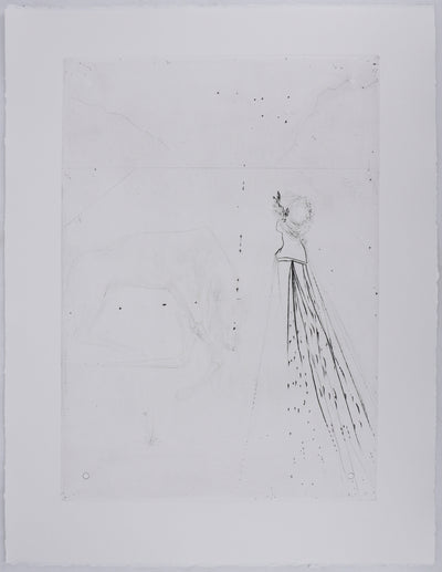 Salvador DALI : Roi je t'attends à Babylone, Ensemble de 14 gravures originales