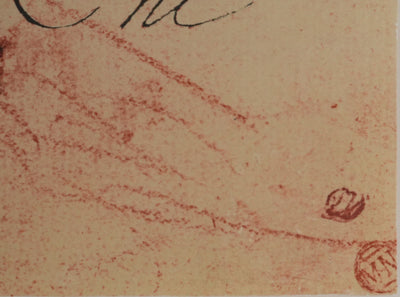 Charles LE BRUN : La lutte des cavaliers, Lithographie