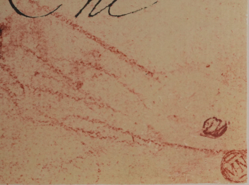 Charles LE BRUN : La lutte des cavaliers, Lithographie