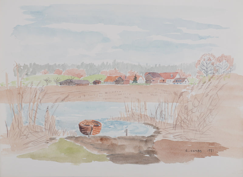 Camille COMBE : Le village au bord de l&