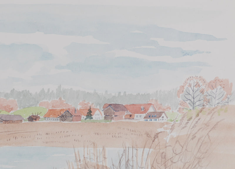 Camille COMBE : Le village au bord de l&