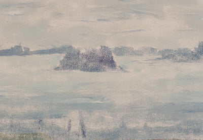 Camille COMBE : Vue sur les îles, Monotype original signé