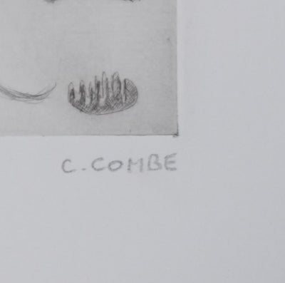 Camille COMBE : En neige, Gravure originale signée