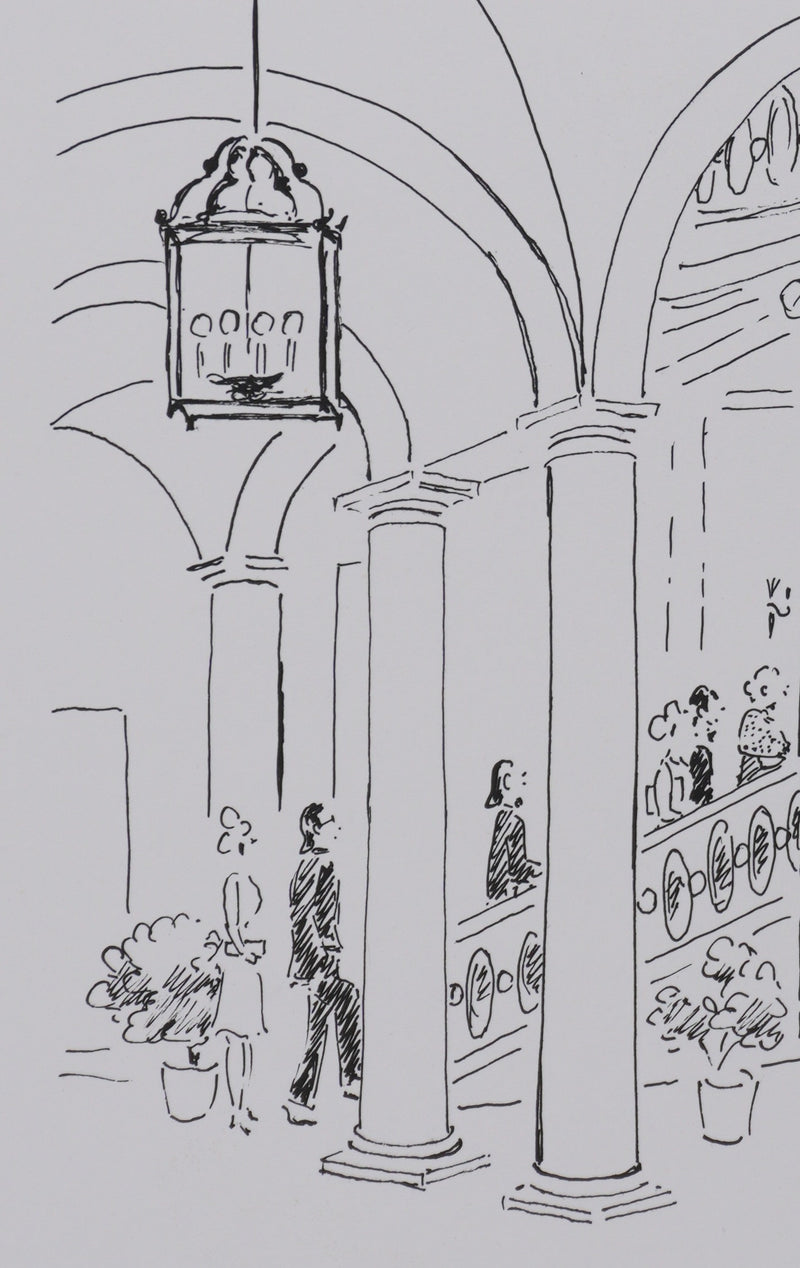 Camille COMBE : Le spectacle va commencer, Dessin original signé