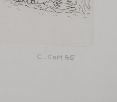 Camille COMBE : Au coeur de la forêt, Gravure originale signée