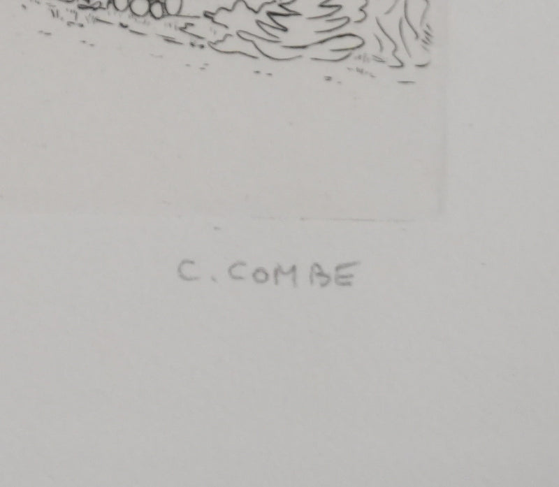 Camille COMBE : Au coeur de la forêt, Gravure originale signée