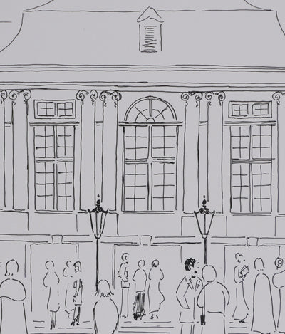 Camille COMBE : Le rendez-vous, Dessin original signé
