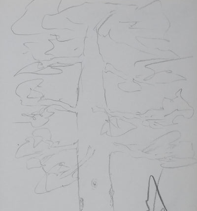 BERMANT : L'arbre de la forêt, Autographe et dessin original signé