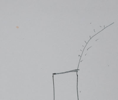 Père POUCHET : L'arbre il parle, Autographe et dessin original signé