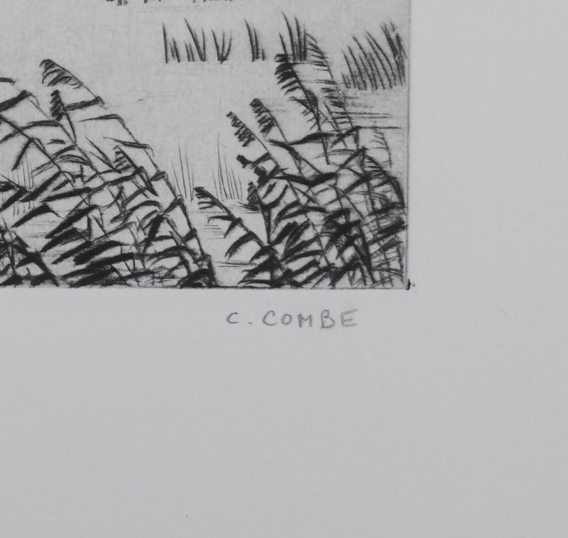Camille COMBE : Envol, Gravure originale signée