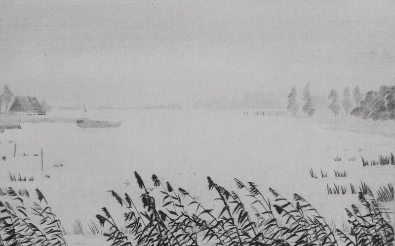 Camille COMBE : Envol, Gravure originale signée