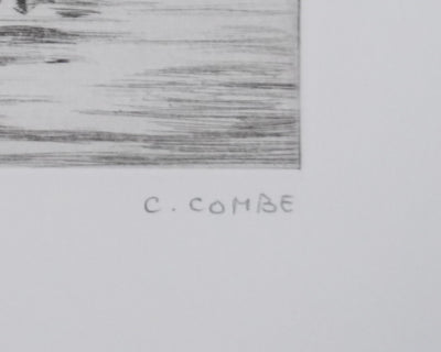 Camille COMBE : Sous d'autres cieux, Gravure originale signée