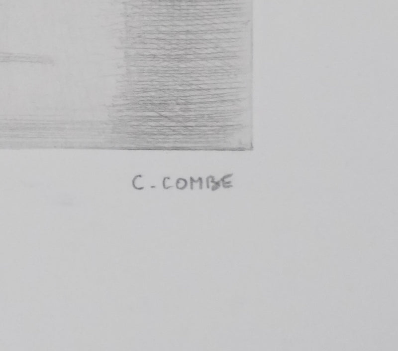 Camille COMBE : Soir de lumière, Gravure originale signée