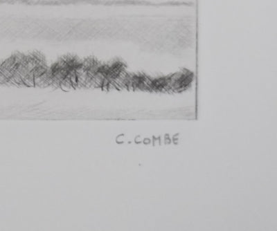 Camille COMBE : Jeux de nuage, Gravure originale signée