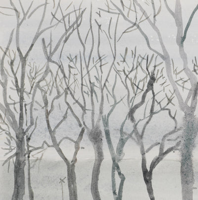 Camille COMBE : Wyck, Promenade, Aquarelle originale signée