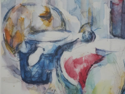 Paul CEZANNE : Nature morte à la pastèque, Lithographie