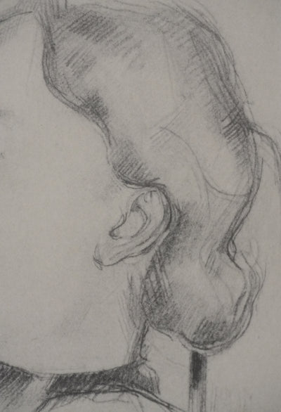 Paul CEZANNE : Portrait de Madame Cézanne, Lithographie