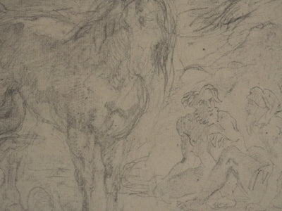 Edgar DEGAS : La famille de berger, Lithographie signée
