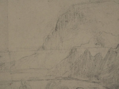 Edgar DEGAS : La famille de berger, Lithographie signée