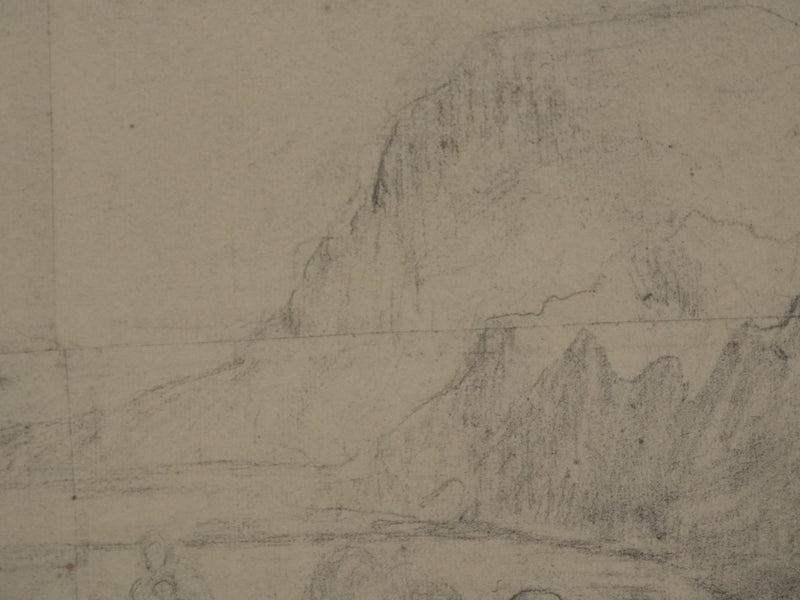 Edgar DEGAS : La famille de berger, Lithographie signée