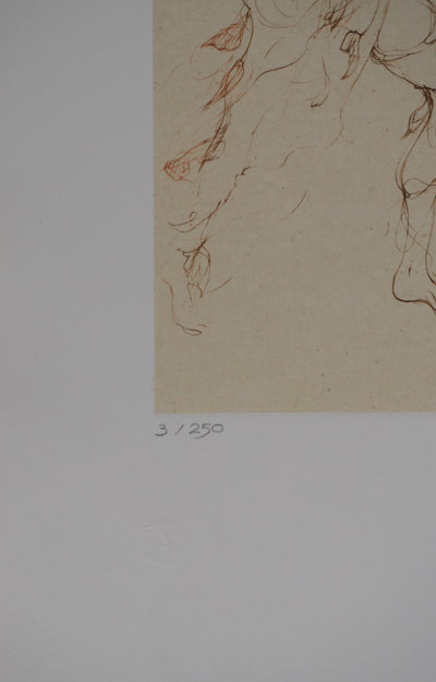 Leonor FINI : Les nymphes, Gravure originale signée